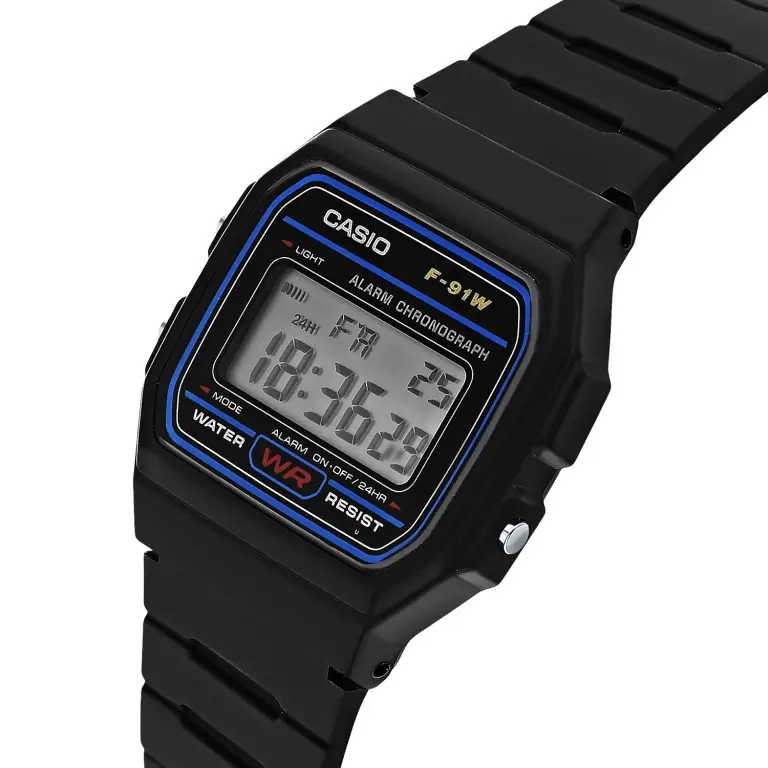 Casio F-91W-1DG Classic Retro Digital Fiber Belt Men’s Watch